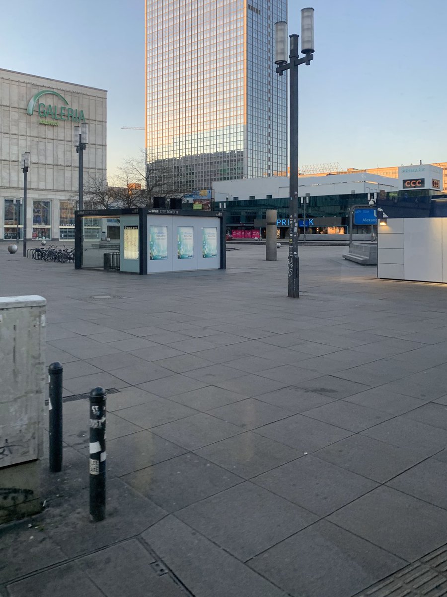 Here’s Alexanderplatz with exactly zero people in it. I don’t know if that has ever occurred, at least since the Battle of Berlin