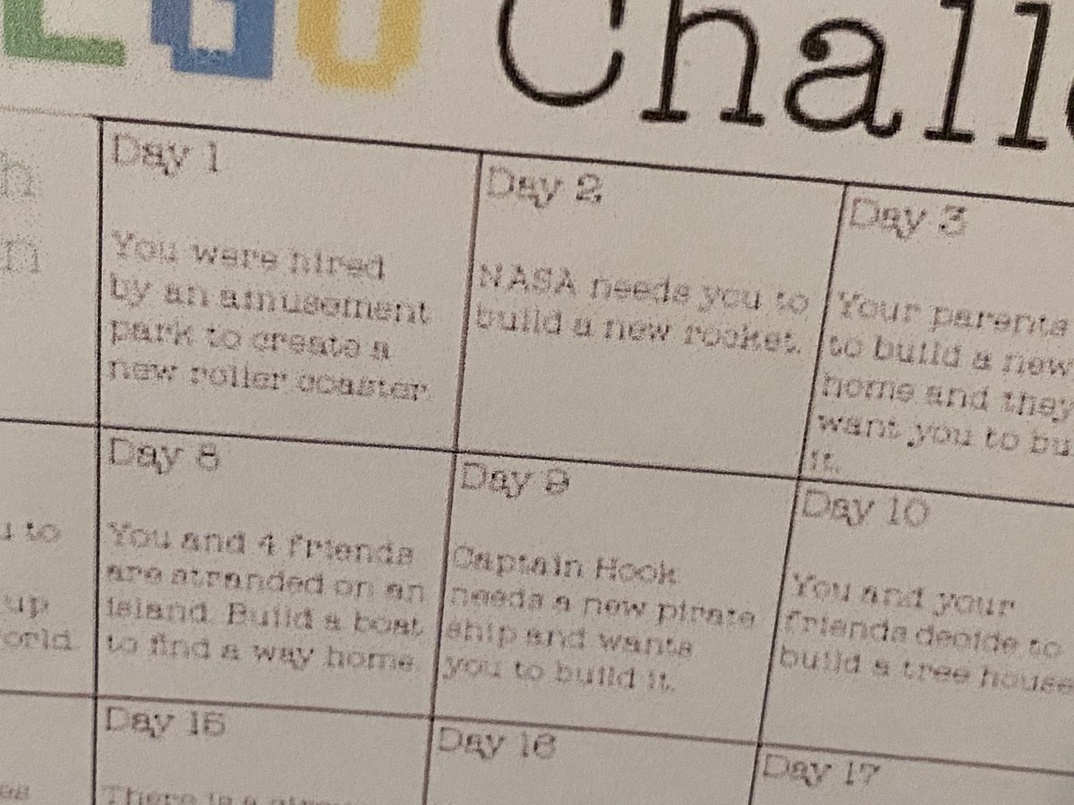 ChouinardJahant's tweet photo. An educator and a mom- keeping my ten year old busy with the 30 Day #LegoChallenge - ordered some #Kinects building sets for future builds #SafeAtHome https://t.co/Tpv8XF2XnE