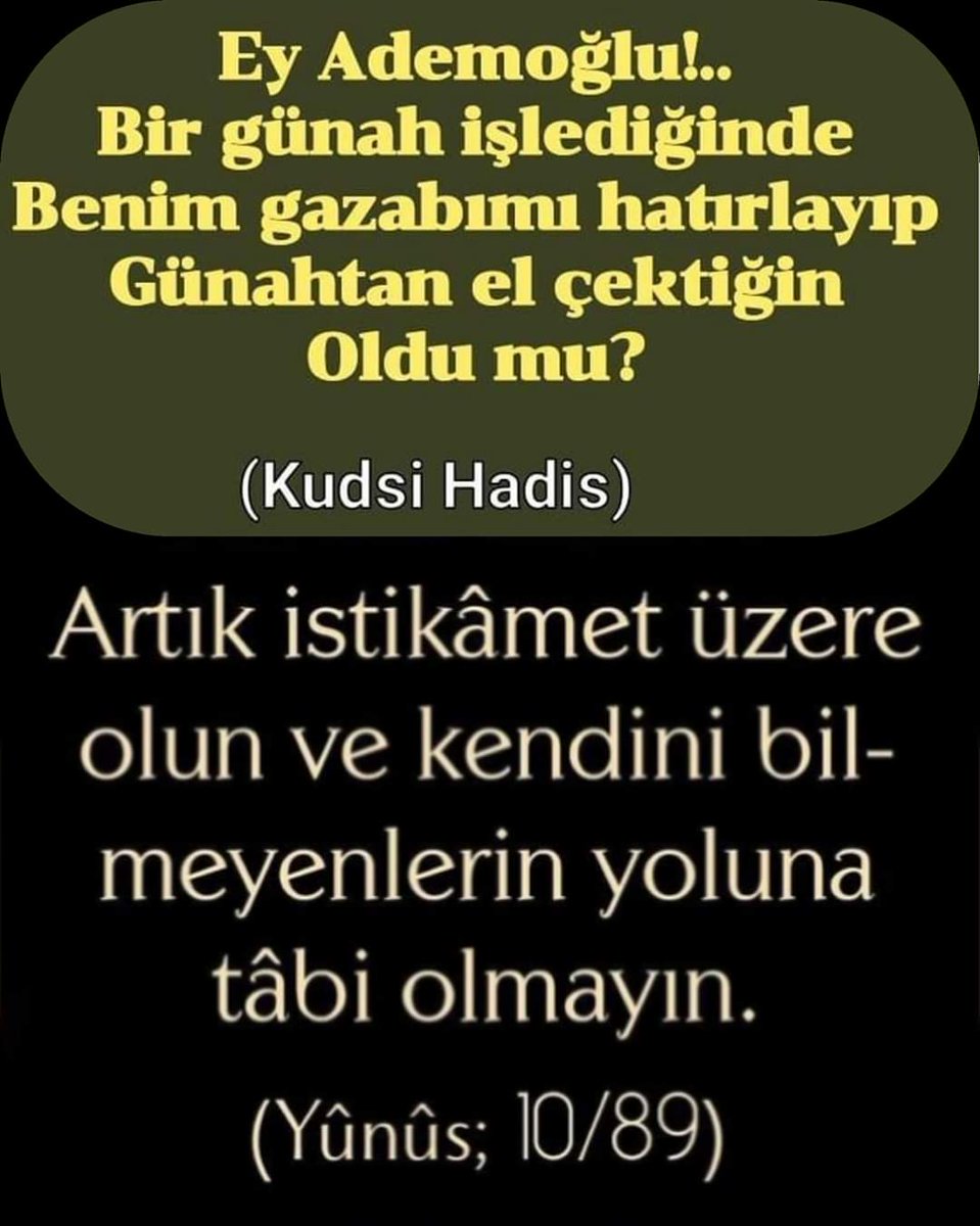 imera_61_54's tweet photo. (#Şûrâ/30)...
#Başınıza #gelen,
#Mûsîbetler ve #felâketler..!
Kendi ellerinizle işlediğiniz #ameller ve yüklendiğiniz #günâhlar yüzündendir. Allah, #müstahak #olduğunuz! başınıza gelecek felâketlerin çoğunu da bertaraf ediyor. https://t.co/IqeaZcFRto