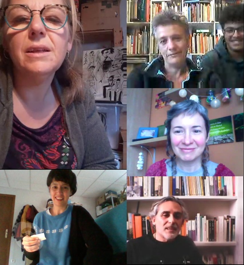 EVAEnVeuAlta's tweet photo. El berenar l'hem hagut de fer virtual, per�� l'equip EVA Penedès no para! Tenim unes ganes immenses de fer realitat l'#Eva2020, del 5 al 14 de juny en 21 municipis del #Penedès! Som-hi!!! I ja ho veieu, avui hem conegut el Roc, el més petit de l'#equipEva! 😃 Benvingut!!! https://t.co/xJ8A1bhxZI