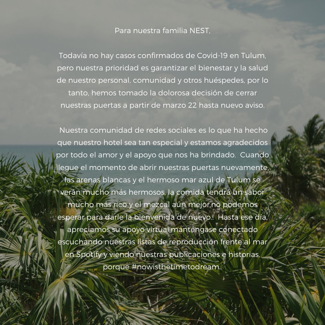 NEST Tulum tweet media