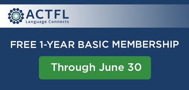 actfl's tweet photo. ACTFL is now offering a FREE 1-year basic membership to any new member who joins ACTFL between now and June 30, 2020. All current ACTFL members will also receive an automatic 90-day extension of their current membership terms. Apply here: https://t.co/EFdFMGGIKQ
#covid19WL https://t.co/5XjTOjAwb1