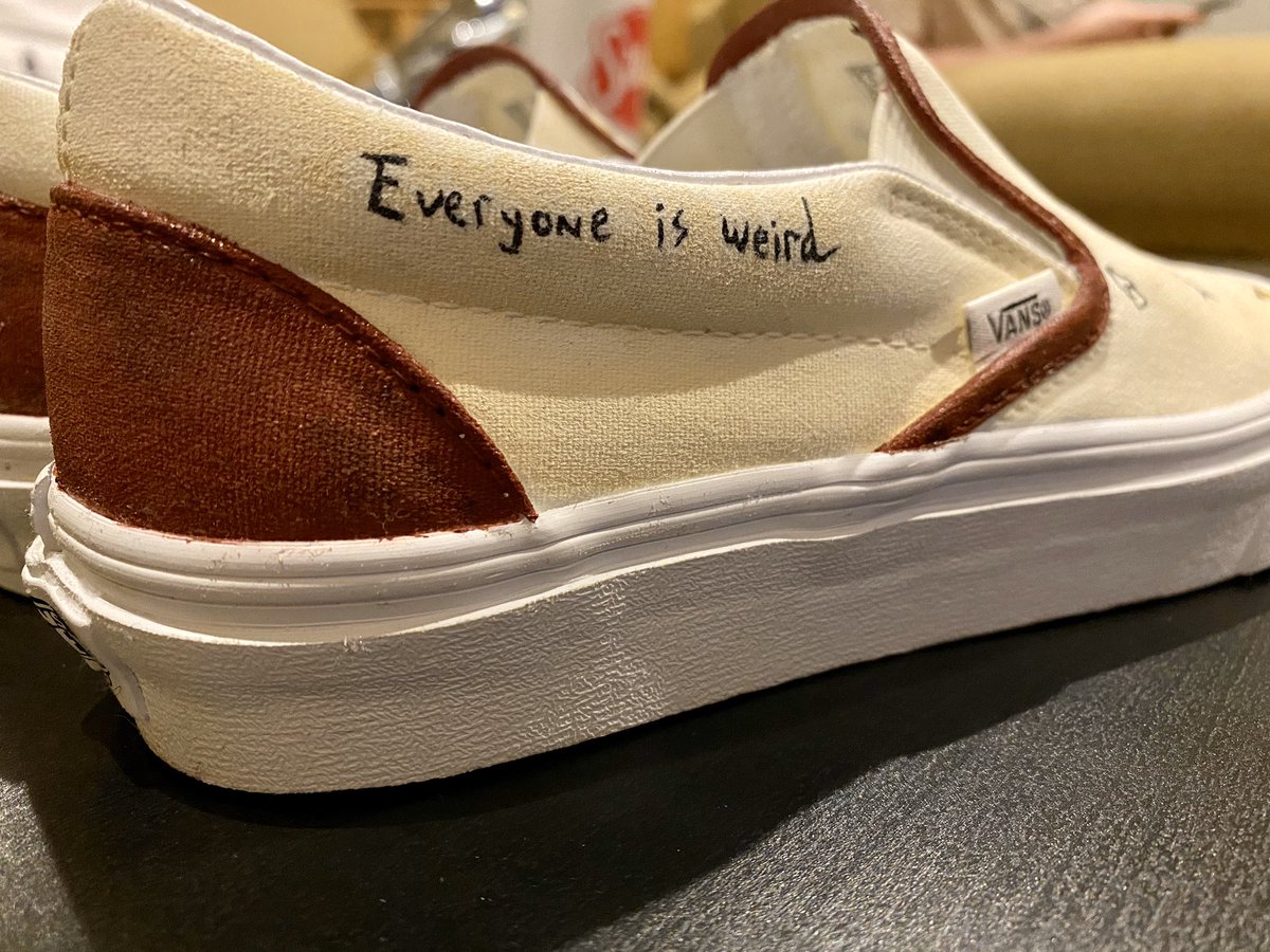 I’ve been painting shoes for about 8 years now and I’ve never made myself a pair. But I decided that these were some I really wanted. 
These are my Rumple Buttlercup shoes! 
<a href="/gublergram/">-</a> 
.
.
.
.
#rumplebuttercup #paintedshoes #matthewgraygubler #everyoneisweird #justforme