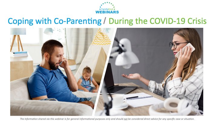 Produced this educational webinar for my #nonprofit client <a href="/FamilyKind/">FamilyKind</a> to help #separating and #divorced #couples #COparent during the #Covid #Pandemic. Strategies can be useful for all #parents though. Please share. youtu.be/AO140pLEqm4