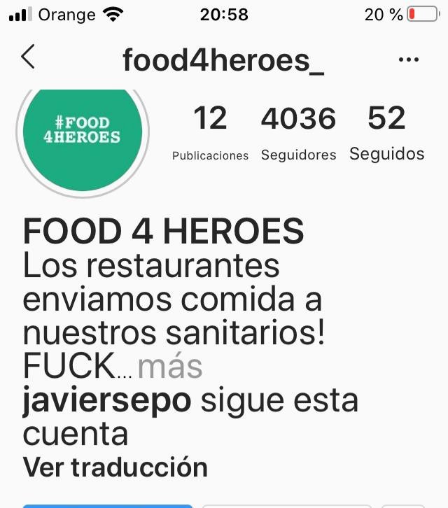 La hostelería es un sector sano y fuerte. El golpe será duro, pero ejemplos como estos en #Bcn y #Madrid demuestran su iniciativa y poder de reacción #HealthWarriors #Food4Heroes