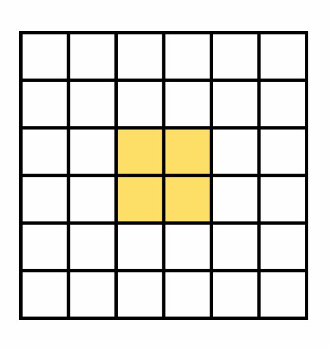 MantillaIgnacio's tweet photo. Entretención matemática para una tarde de domingo (de cuarentena):
¿Cuántos cuadrados de la cuadrícula contienen todos los cuadrados amarillos pequeños?
(Antes de responder, lee bien cuál es la pregunta). https://t.co/SV6W507k2v