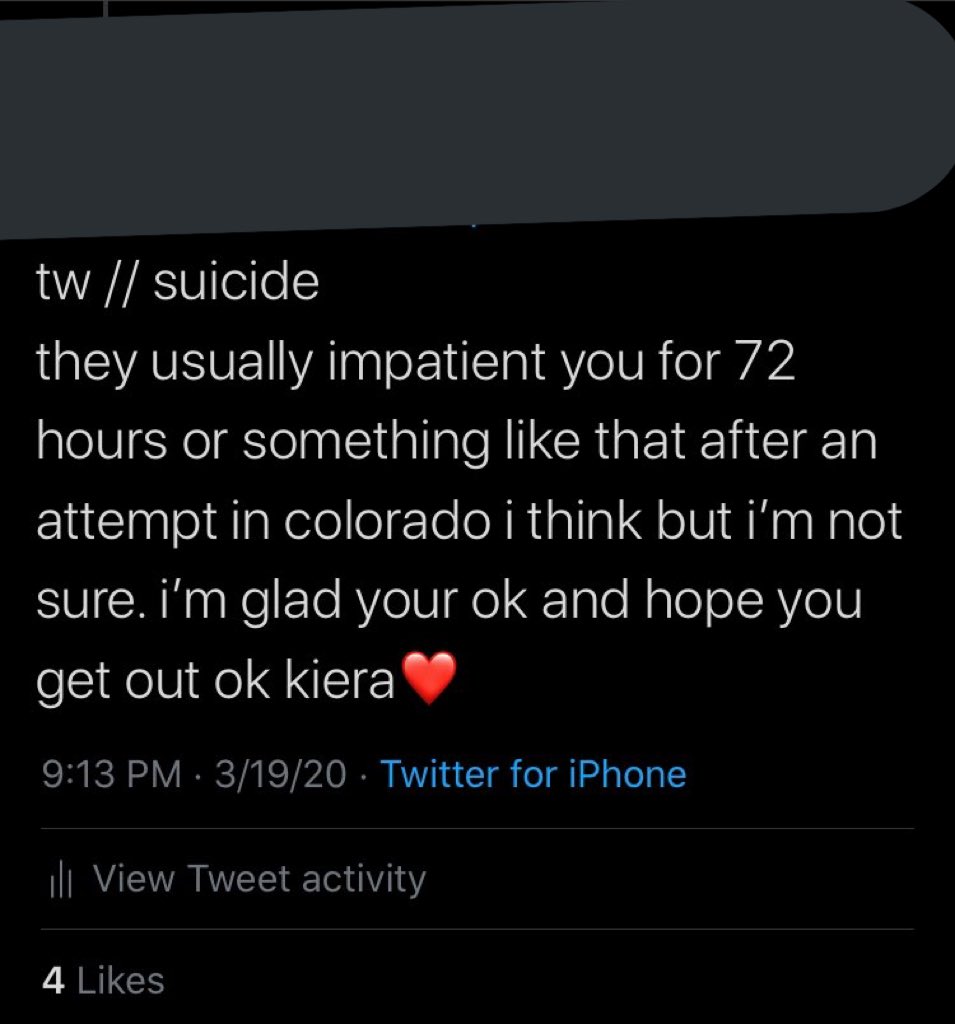 -admitting she messed up. dont hate on her, just let her know what she did ISNT okay and hat its super manipulative behavior. this is what ive said to her and other tweets people have said to her and how she replied pretending to be her cousin to guilt trip everyone.