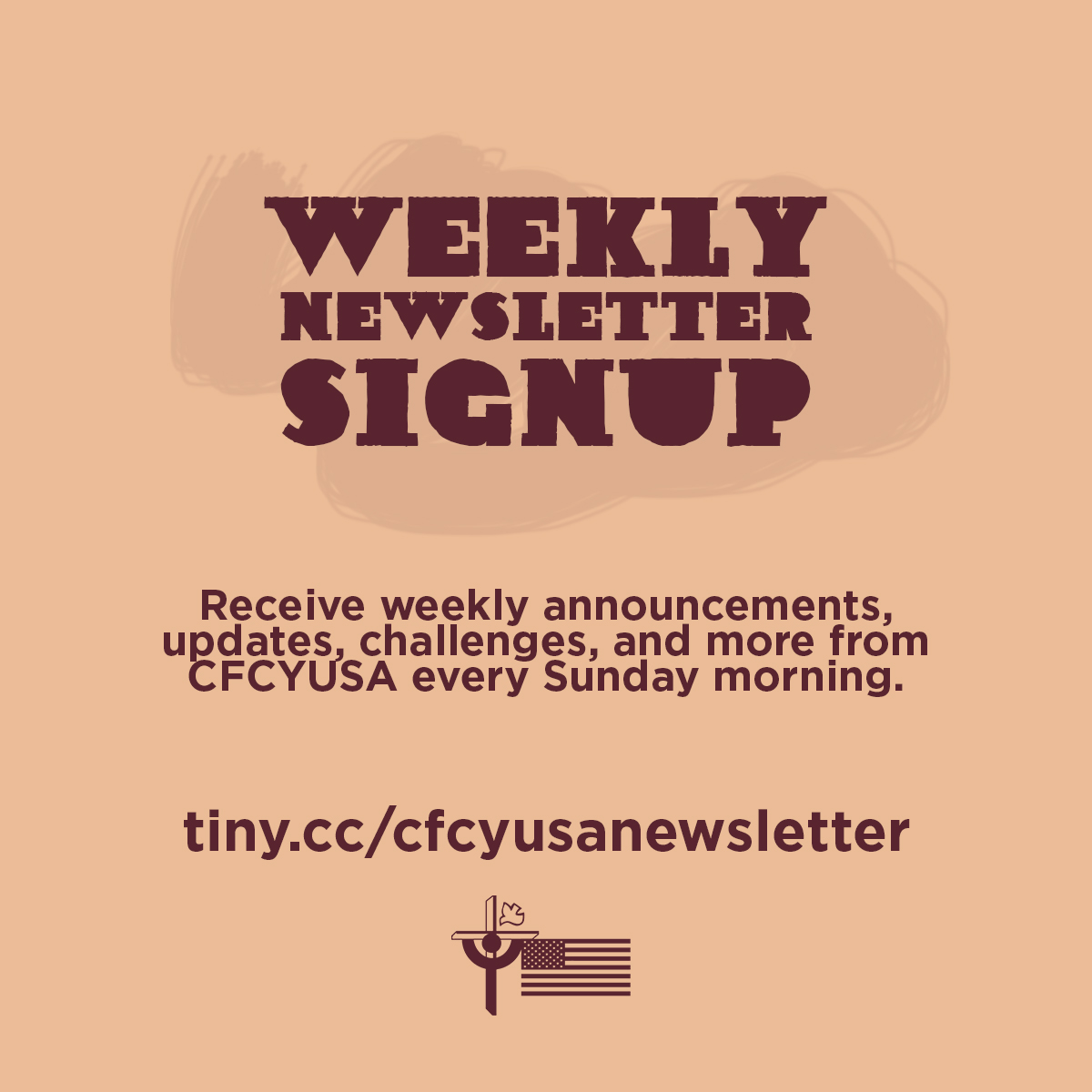cfcyusa's tweet photo. Happy Sunday! Today we sent out our first once-a-week newsletter with updates regarding the COVID-19 crisis and our community events. Sign up at https://t.co/o9hRmSwoDo to join the mailing list and stay up to date as the situation evolves. https://t.co/ehY2RLNWV3