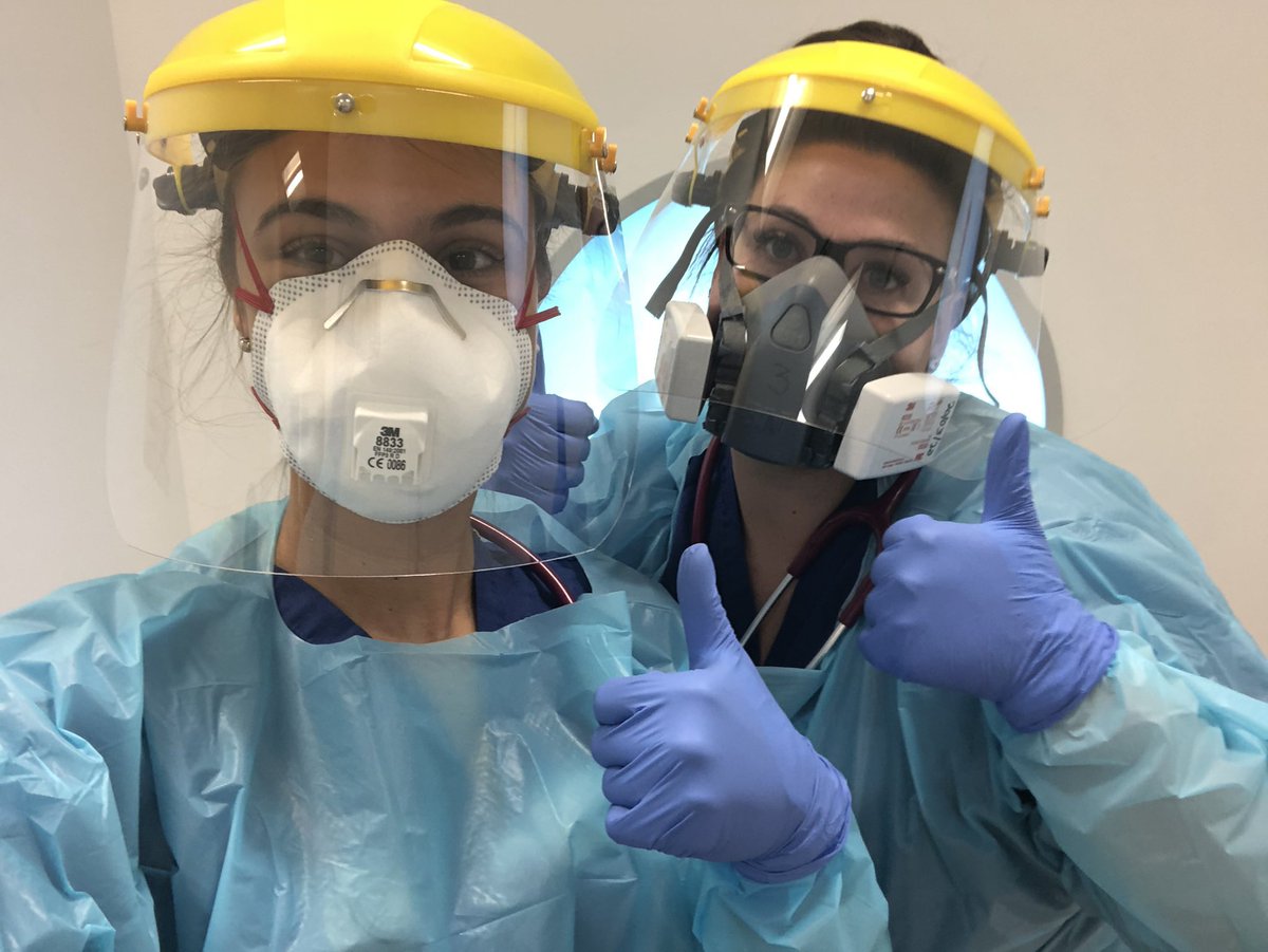 Lorena, Sarah and Eugenio have spent today caring for #COVIDー19 patients. 

To them, and everyone else involved at Royal Papworth today and every day, we cannot thank you enough for your commitment to patient care. 

#NHSCovidHeroes | #StayHomeSaveLives | #SocialDistancing