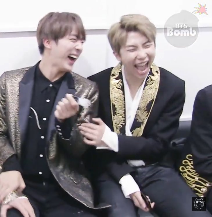 If anyone needs, here is a thread of BTS captured at peak happiness