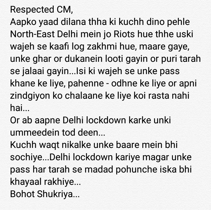 Sana0Irss's tweet photo. @ArvindKejriwal 
Ispe dhyan zarur daaliyega
#dilliwaasi 
#delhiisburning 
#northeastdelhiriots https://t.co/pzn0TbJuWX