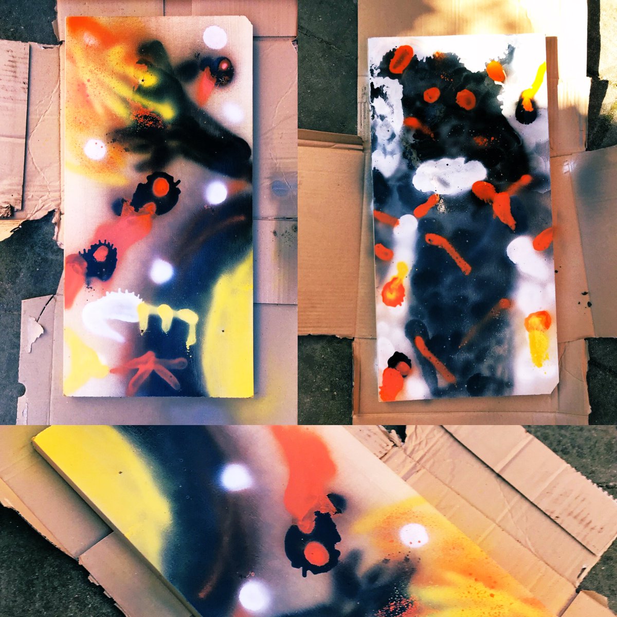 4/7 #mylifeinpictures I got challenged by <a href="/Streekvanrutger/">Rutger van de Streek</a> today no post just respect for all the hard working people to keep us safe and healthy #corona ;  here an art impression what my kids made today.