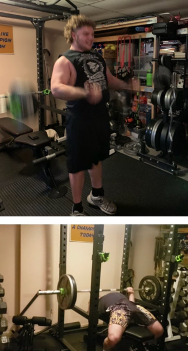 Home Workouts! #T4L
Work alone...but we are in it Together #FightTogether