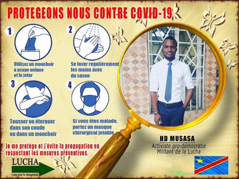 TshibandaMusas1's tweet photo. Protégeons nous contre le Virus CORONA
#StopCoronaVirus https://t.co/nwYEEdLcmT