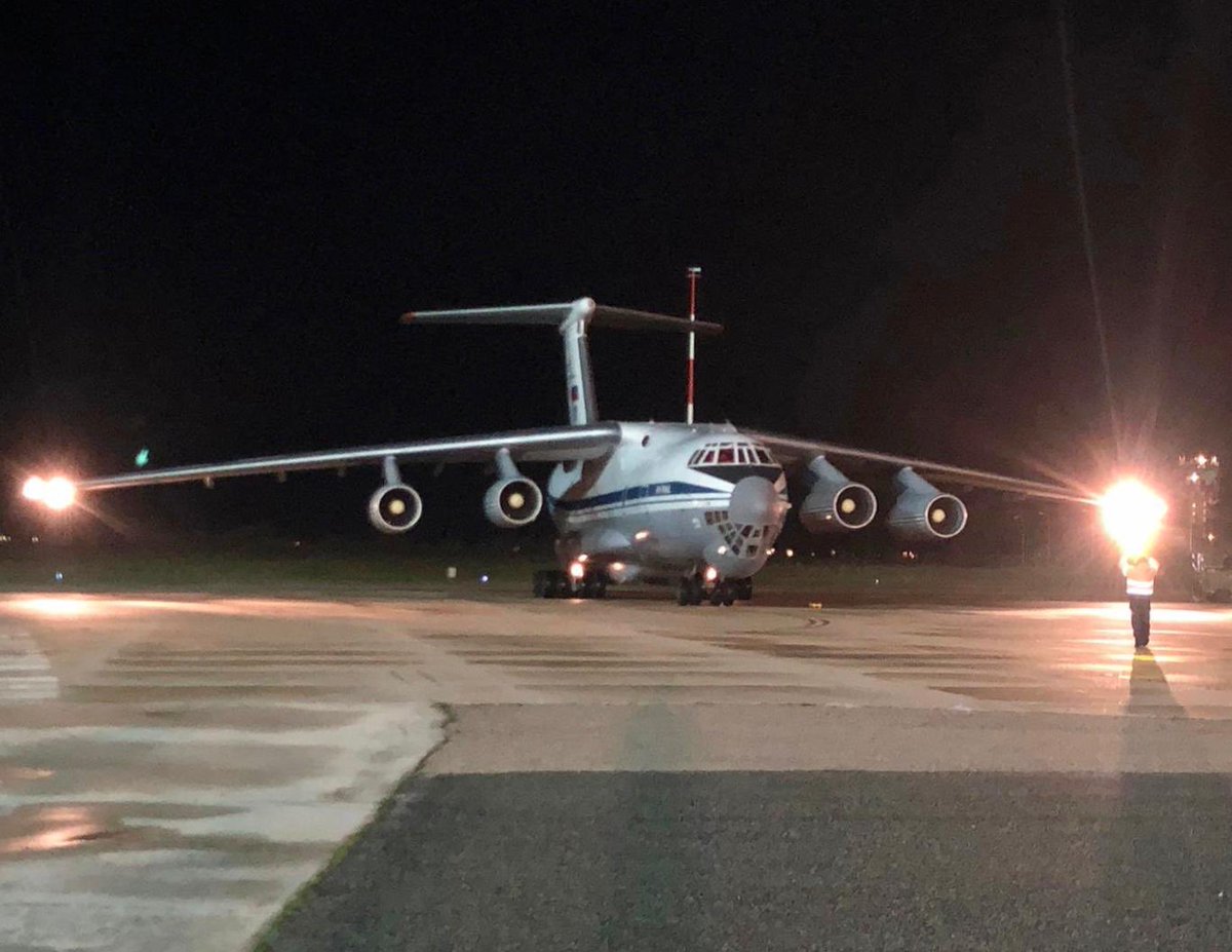 guerini_lorenzo's tweet image. Ecco gli aiuti dalla Russia al nostro Paese. Personale e attrezzature mediche. Nuove risorse preziose. Come ho detto ieri al collega Sergey Shoygu @mod_russia l&apos;Italia è grata di non essere sola in questa sfida
#iorestoacasa 
#aiutaciadifenderti