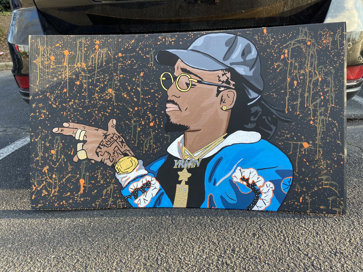 _dopeisland's tweet photo. the painter.                      the painting. https://t.co/5ZD2kbGHrB