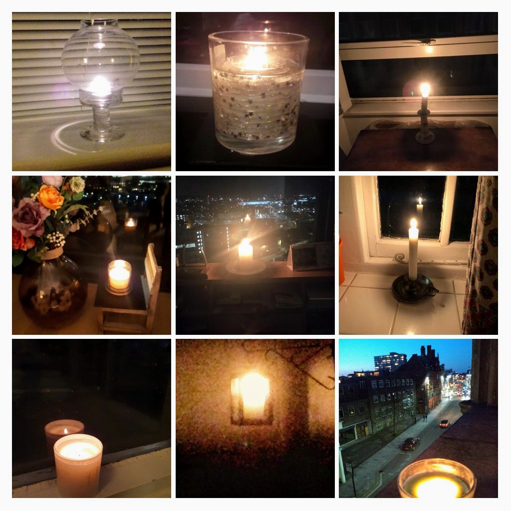Candles of hope from our congregation 🕯️🕯️🕯️