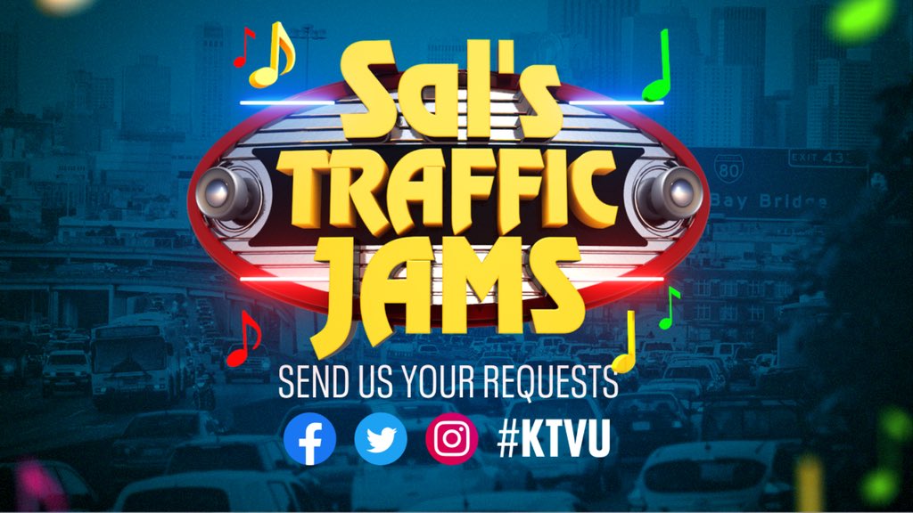 JakeWiederrich's tweet photo. SEND US YOUR REQUESTS!
Starting Monday, Sal’s Traffic Jams are comin’ atcha five days a week!
We figure: if you’re spending more time at home, kick off every morning to a great soundtrack.
@KTVU #ThePowerOf2 https://t.co/gxIBAVdaG2