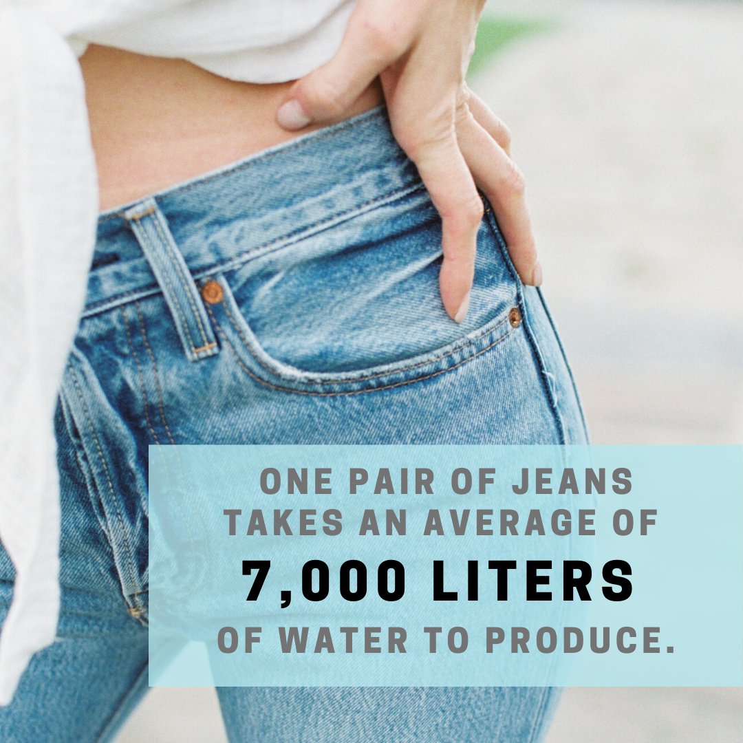 How Many Gallons of Water Does it Take to Make a Single Pair of Jeans? -  The Fashion Law