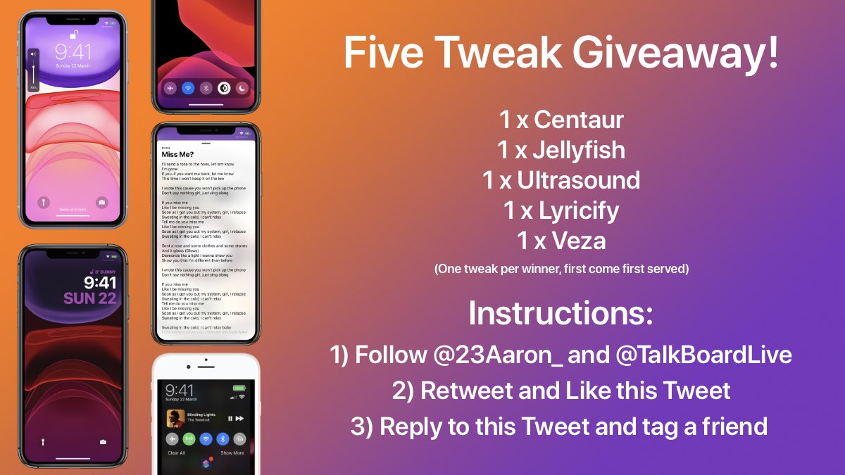 23Aaron_'s tweet image. Big giveaway!

Follow @23Aaron_ and @TalkBoardLive, Retweet and Like this tweet, and tag a friend below to enter!

Thank you to @ConorTheDev, @Muirey03, @JustinAlexP, @aydenpanhuyzen and @FectaTr1 for helping me make this happen!