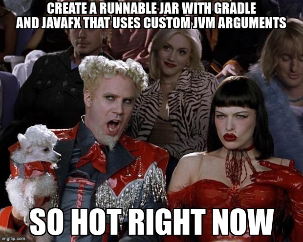 overflow_meme's tweet image. Create a runnable jar with Gradle and JavaFX that uses custom JVM arguments stackoverflow.com/questions/6080… #jfoenix #java11 #javafx11 #jvmarguments #gradle