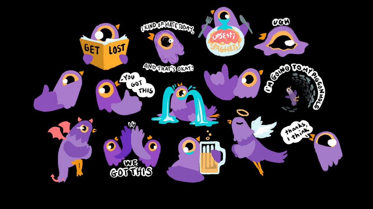trashdoves's tweet photo. In case you hadn't already noticed - some new friends are available in the Love, Trash Doves pack, as a free update! :) -  https://t.co/jRqvJ8ywrG https://t.co/P7SIxCygTY