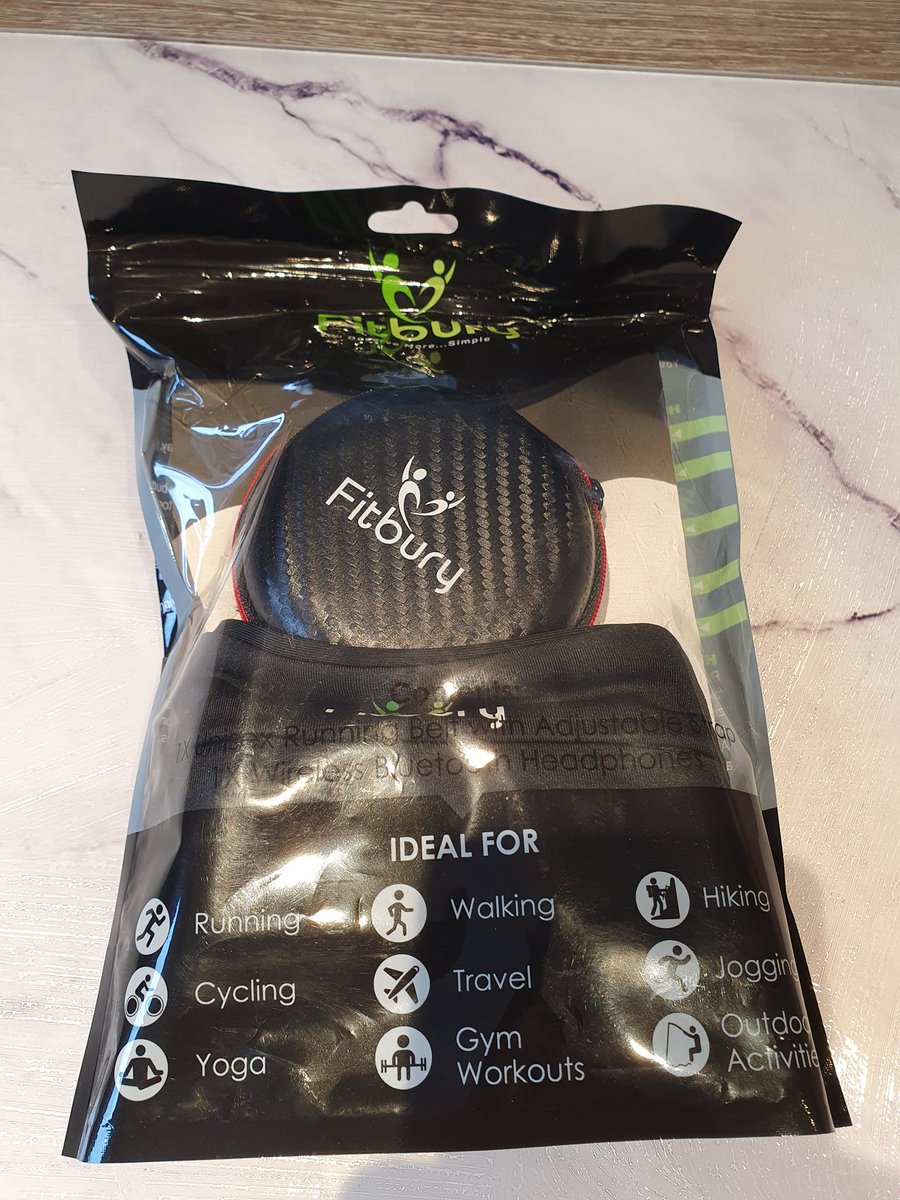 Why miss out on podcasts or Netflix on the go when you can use <a href="/Fitbury/">Fitbury</a>
Headphones, wireless and comfortable with great battery life. My go to when running, cycling, walking. Love them and the running belt too. 👌#selfisolationtreat
#fitbury #ukrunchat
Pixelfy.me/KJyhZA