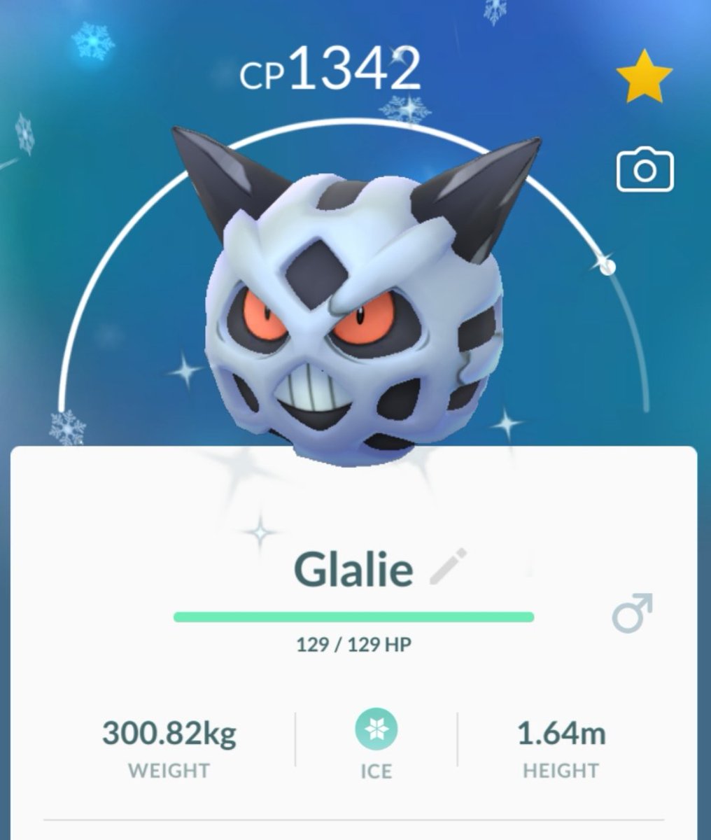 Shiny Glalie #Shiny #Pokemongo #Glalie.