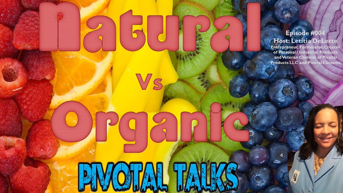 PivotalHair's tweet image. #PivotalTalks Check out are new episode of Natural versus Organic.    Find out why there is no such thing as Natural or Organic when it comes the product definitions. #natural #organic #food #products  #cosmetics #personalcare #USDA #pivotalHair youtu.be/1klITPXtx54