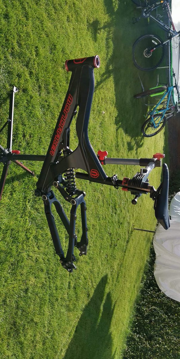 pwilkinson534's tweet photo. I am so sorry @MondrakerBikes new paint job was going so well on my Keiser, until..... Well you will see https://t.co/UvwPx3ukRd