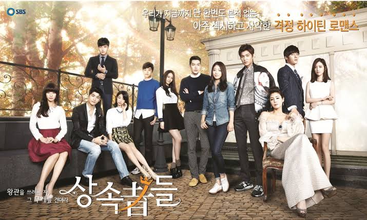 Drama name: The heirsYear: 2013Cast: Lee min ho, Park shin hye, Kim woo binGenre: romance, comedy, youth Personal rating: 8/10 *It was a real treat seeing all the familiar & favourite faces at once :') #Theheirs  #Leeminho  #Parkshinhye  #Kimwoobin  #Kdrama 