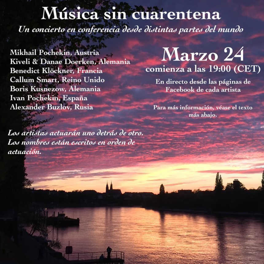 #MúsicaSinCuarentena, una iniciativa con el violinista Mikhail Pochekin | todalamusica.es/musicasincuare… | <a href="/PochekinMikhail/">Mikhail Pochekin</a>