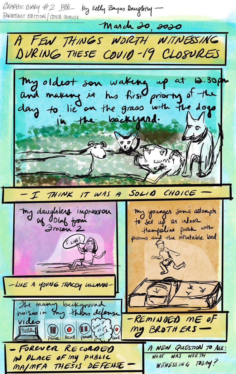 ZayasDaughtry's tweet image. #GraphicDiary #PandemicEdition