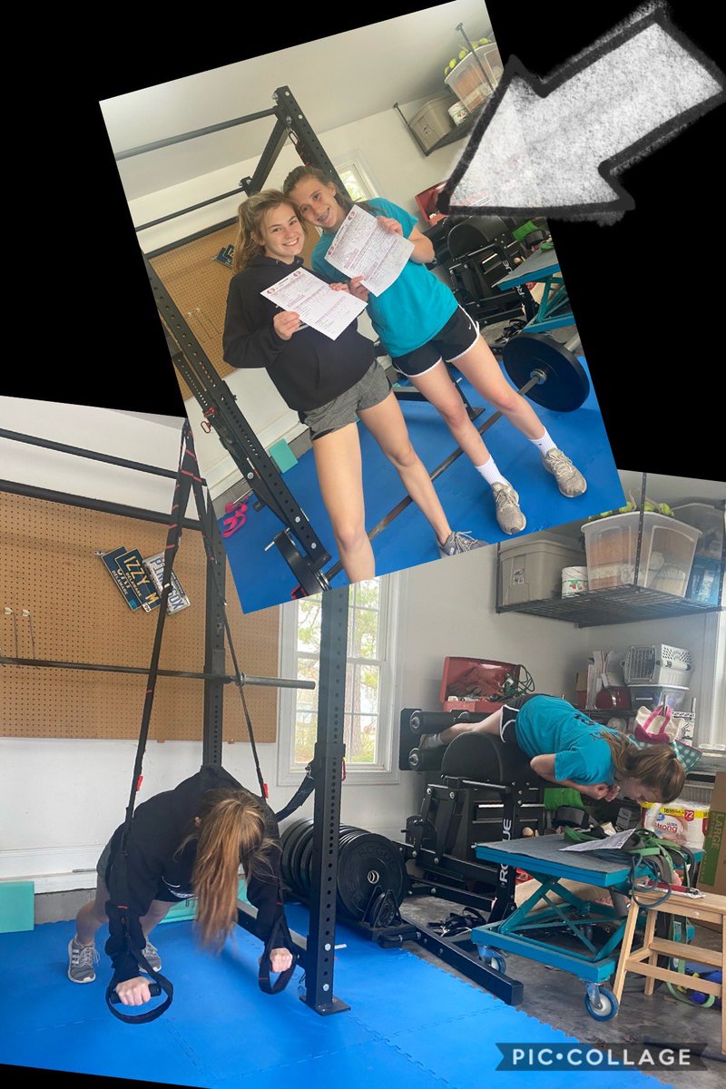GracieMabrey's tweet photo. Get you a trainer that not only makes you better in his gym but in your garage gym too. #quaratinestrong #strongsisters #nooffdays @TeamNCHaggas @ATSC_Solutions https://t.co/1ESWWY5G5K