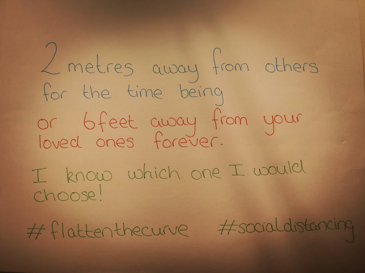 KerryAllenMW's tweet photo. Which would you choose? #flatteningthecurve #COVIDー19 #nhsworker #SocialDistancing @NHSuk @NHSEngland @WHO https://t.co/2xoLou1aaw