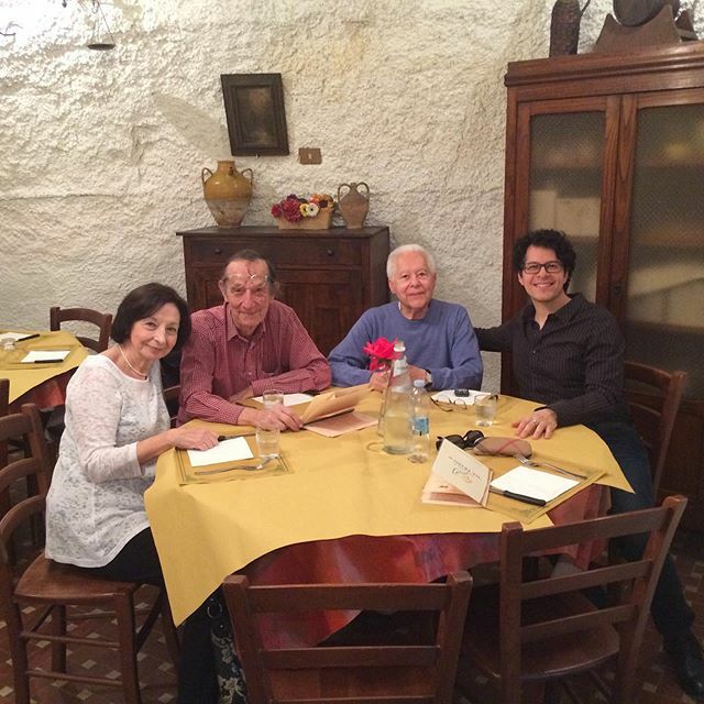 ROMAN THROWBACK:  a few years ago, with Dad, cousin Jo and Giovanni at a little out-of-the-way restaurant outside Rome with the best food ever. We had a trip planned later this year. Ugh. Oh well. Sending love ❤️ ift.tt/33Dyi2n