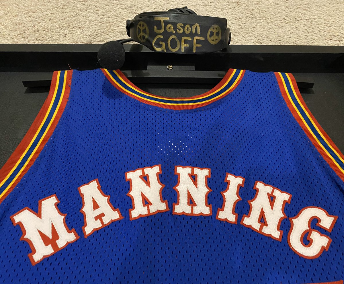 BHanni's tweet photo. We would have been in Omaha today, so our tributes continue w/ Jason Goff, 46, a Jayhawk in Canada battling Stage 4 melanoma. Jason started his KU degree in ‘92 &amp; recently resumed finishing last fall while also enduring brain surgery. What a warrior! Goff loves Danny &amp; we ❤️ him! https://t.co/9AmCN5xon2