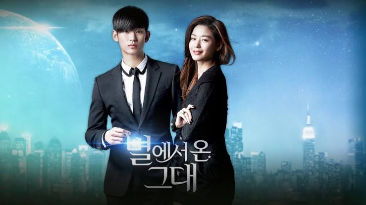 Drama name: My love from another star Year: 2013 Cast: Kim soo hyun, Jun ji hyun, Yoo in na, Park hae jinGenre: fantasy, romantic, comedyPersonal rating: 9/10*Perfect moodboosting drama  #Mylovefromanotherstar  #Kimsoohyun  #Junjihyun  #kdrama 