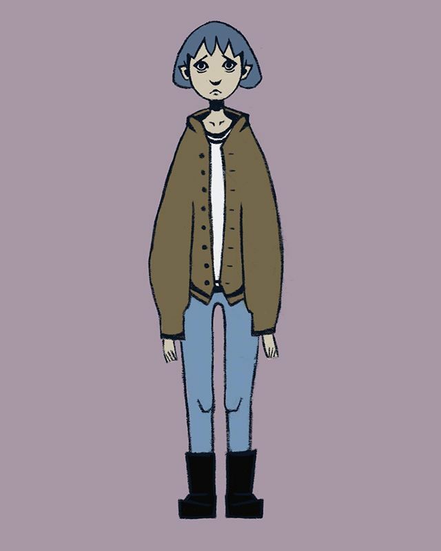 entireperson's tweet photo. #oc #ocs #characterdesign #selfportrait #covid_19 #isolation #quarentine #seasonaldecor #qc #steustache #laval #qcart #canada #bluehair #sad https://t.co/y3qfl4XivC https://t.co/1D4m3sxKet