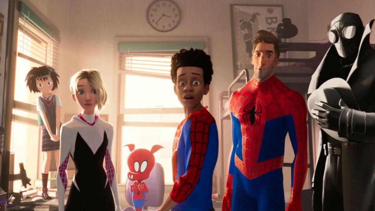  #SpidermanIntoTheSpiderverse (2018) can a movie be more perfect? Nope it's such a great movie with awesome animation and great story and some funny and emotional scenes. It's truly one of the best spiderman movies ever made and it's just fun to watch and really really enjoyable.