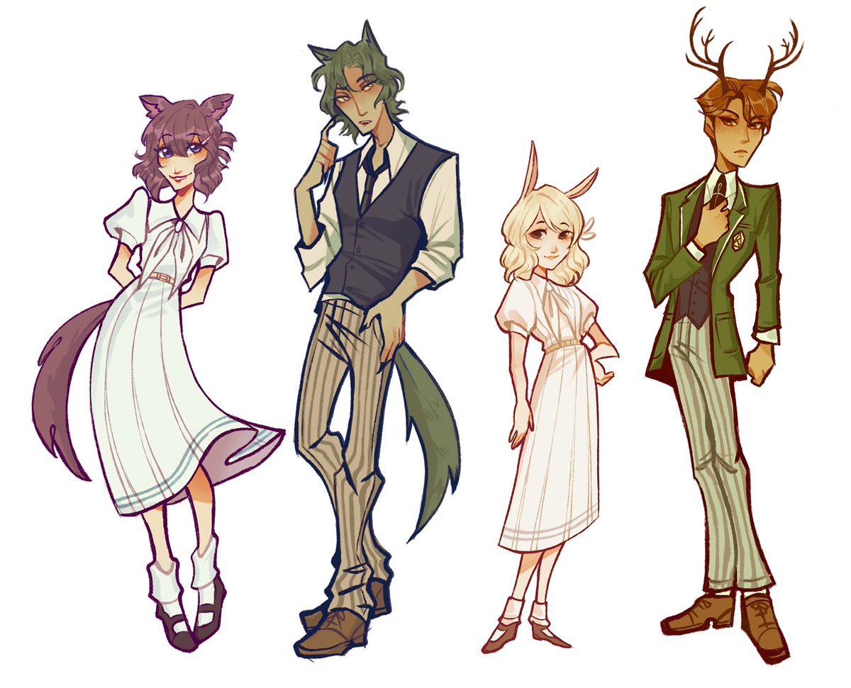 #haru. #juno. #beastars. starts crying) the gang's all here. pic.twitt...