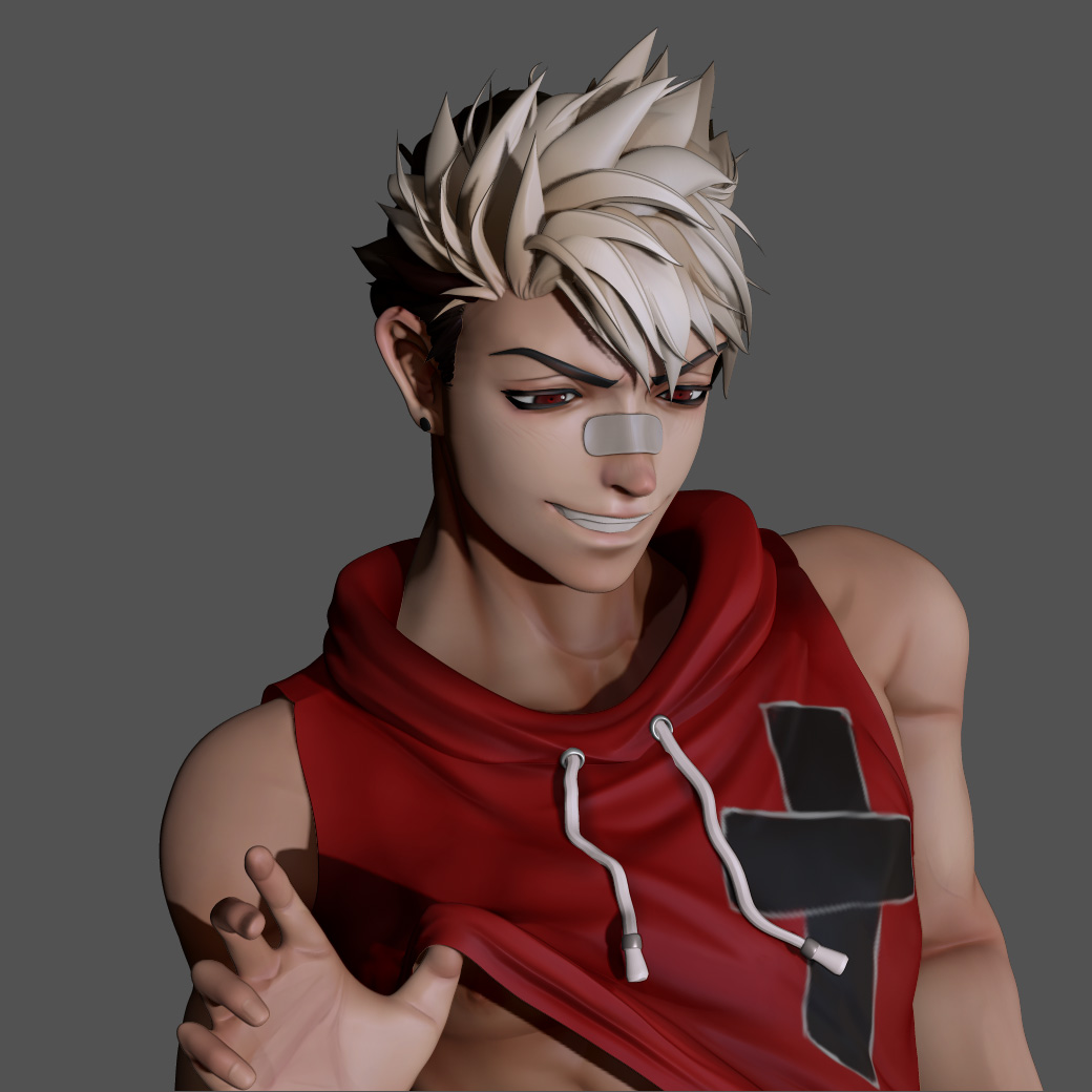 For best boy Laovaan <3333 Zbrush 14+h fun XD <3 #dtiys #lao150k