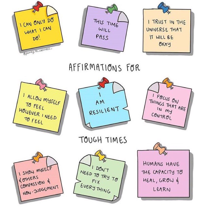 Self-talk is a powerful tool! Try this at home. What are some positive things YOU can say to yourself during these challenging times? We’ve got this RWC! #lookfortheawesome <a href="/ValleyStreamRWC/">Robert W. Carbonaro School</a>