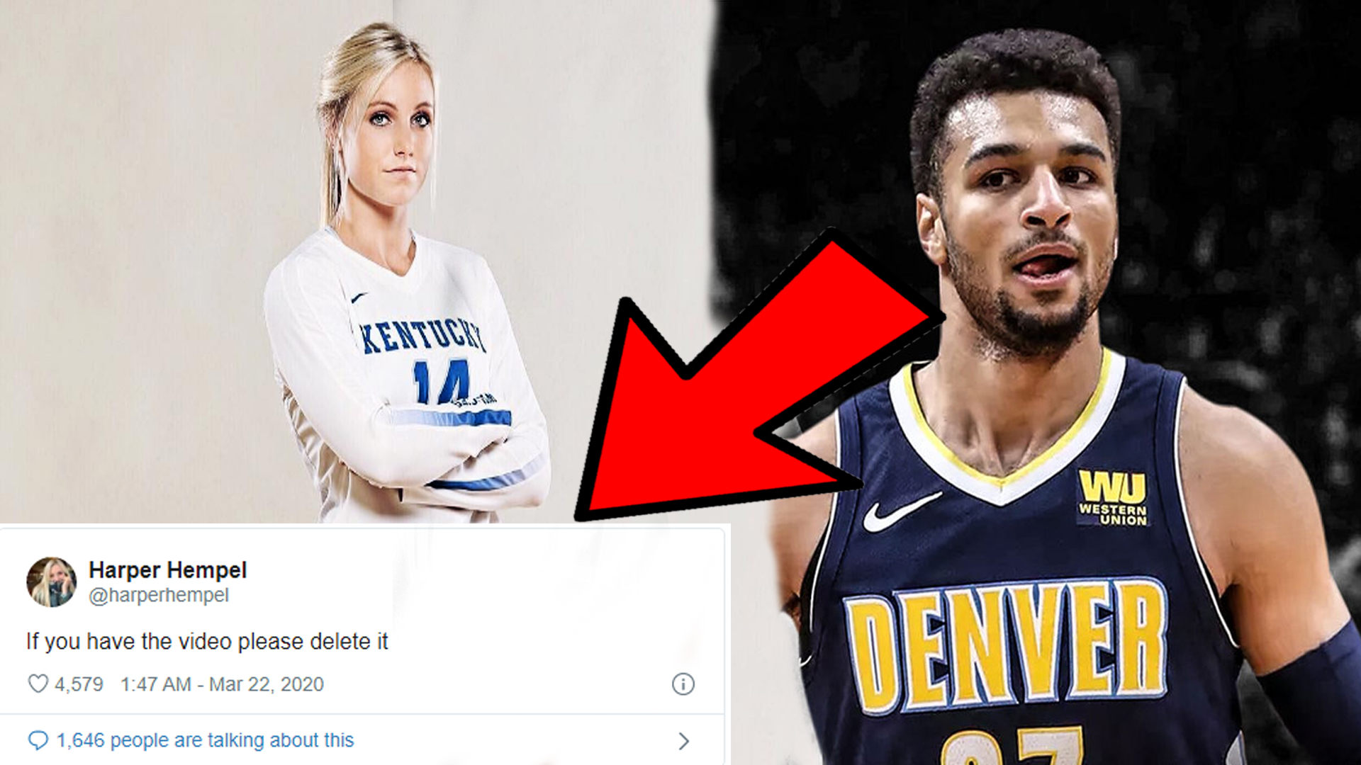 FlightMike (Mikerophone) on X: Jamal Murray LEAKS Controversial video with  GIRLFRIEND on his Instagram Story (IG)    / X