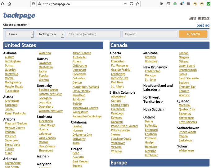 Omg!!!! Please help #rt #retweet BACKPAGE IS BACK UP!!!  goto https://t.co/bmlim2kfX8  #FemaleEscorts<a href="/tag/rt"class="tags">#rt</a><a href="/tag/retweet"class="tags">#retweet</a><a href="/tag/p411"class="tags"><span>#p411</span></a><a href="/tag/escortads"class="tags"><span>#escortads</span></a><a href="/tag/femaleescorts"class="tags"><span>#femaleescorts</span></a><a href="/tag/erosguide"class="tags"><span>#erosguide</span></a><a href="/tag/sanantonioescorts"class="tags"><span>#sanantonioescorts</span></a>