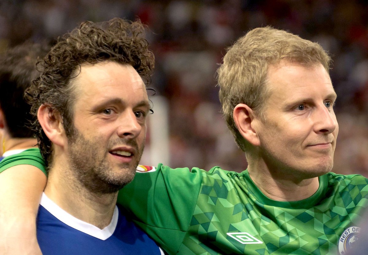 17 photos of Michael at the Soccer Aid in aid of UNICEF at Old Trafford, 2012  http://michael-sheen.com/photos/thumbnails.php?album=129
