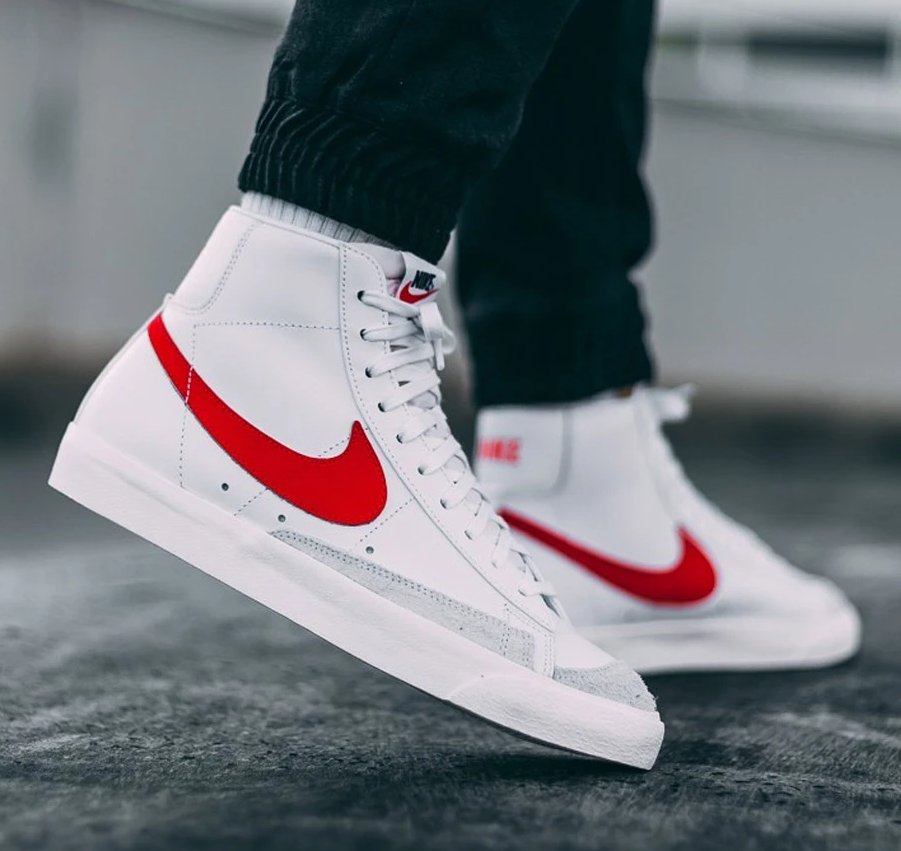 habanero red nike blazer