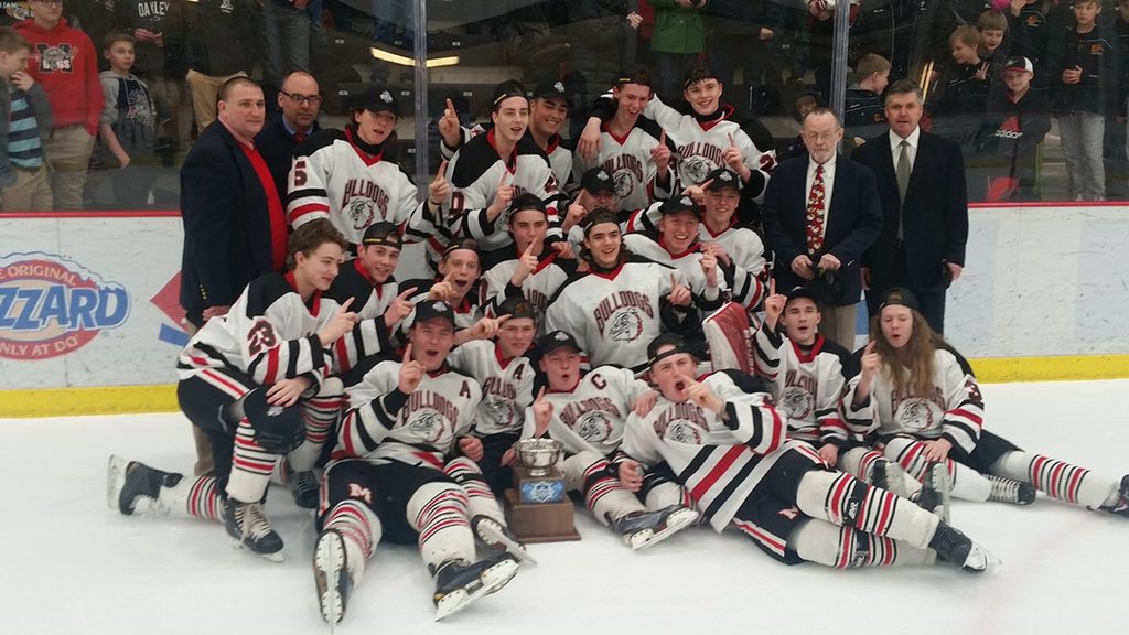 Three years ago tonight, the Bulldogs defeated Carrick 2-1 in OT in the PIHL D2 championship!