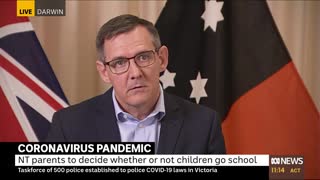quite a stunning press conference from NT chief minister Michael Gunner just now. Watch it if you can

"If you think these measures go too far, Google coronavirus and Italy and spend five minutes looking through the pictures... then think, "That could be mum. It could be dad."