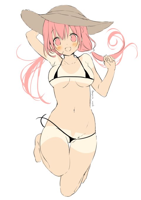 日焼けひなちゃんラフ〜✎⁾⁾ 